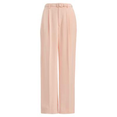 Ralph Lauren Kenley Crepe Wide-leg Pant Sherbert