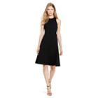 Polo Ralph Lauren Ponte Fit-and-flare Dress Polo Black