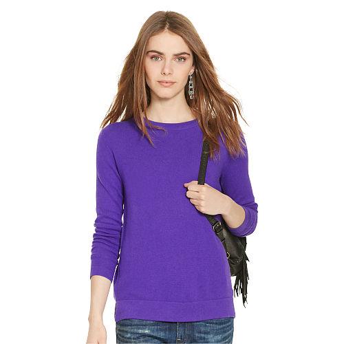 Polo Ralph Lauren Cashmere Crewneck Sweater Montauk Purple