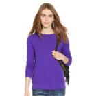 Polo Ralph Lauren Cashmere Crewneck Sweater Montauk Purple
