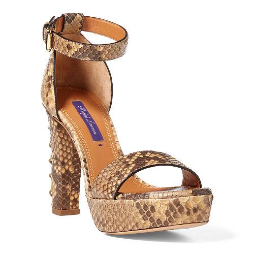 Ralph Lauren Arley Python Sandal