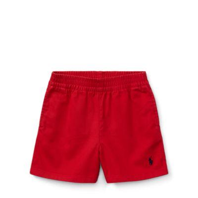 Ralph Lauren Cotton Pull-on Chino Short Rl Red 12m