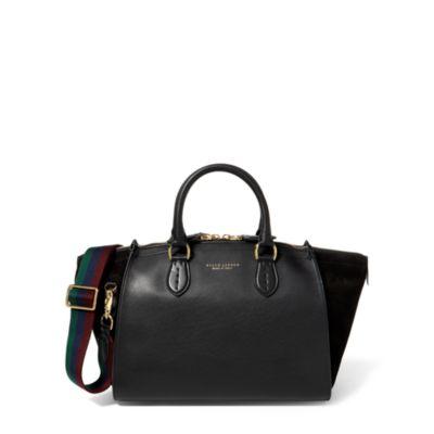 Ralph Lauren Luxe Calf Traveller Bag Black