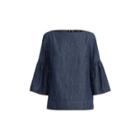 Ralph Lauren Denim Boatneck Shirt Sapphire Wash