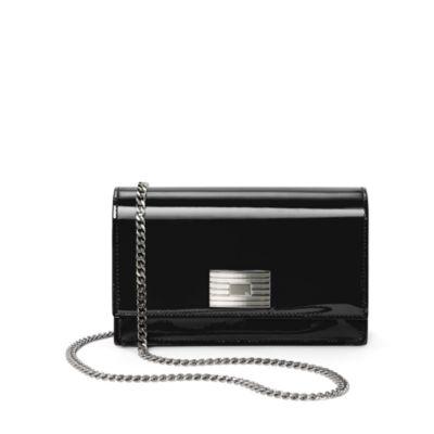 Ralph Lauren Engine-turned Patent Wallet Black