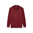 Ralph Lauren Classic Fit Long-sleeve Polo Fall Burgundy 1x Big