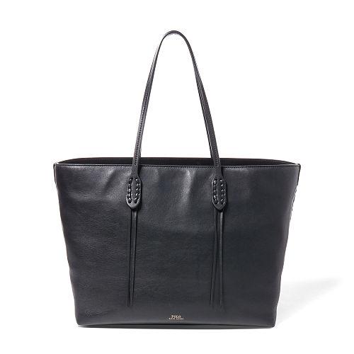 Polo Ralph Lauren Leather Tote Black