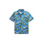 Ralph Lauren Classic Fit Jersey Polo Shirt Mini Island Print 2x Big