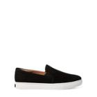 Ralph Lauren Drea Suede Slip-on Sneaker Black