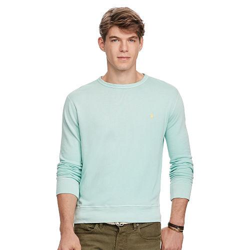 Polo Ralph Lauren Cotton Spa Terry Sweatshirt Bayside Green