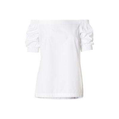 Ralph Lauren Cotton Off-the-shoulder Top White Mp