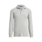 Ralph Lauren Custom Fit Long-sleeve Polo Light Grey Heather