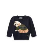 Ralph Lauren Dog Cotton-blend Sweater Hunter Navy 3m