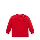 Ralph Lauren Cotton Long-sleeve T-shirt Rl 2000 Red 6m