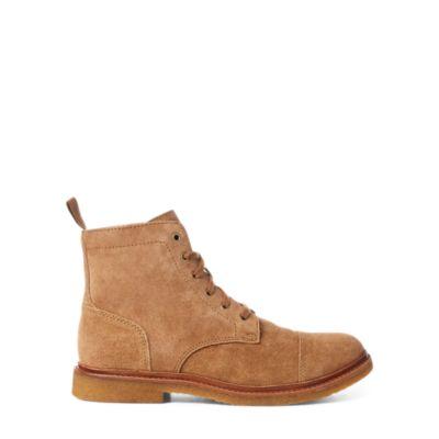 Ralph Lauren Kieran Suede Boot Snuff