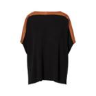 Ralph Lauren Leather-trim Poncho Black