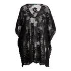 Ralph Lauren Lace Tunic Cover-up Black