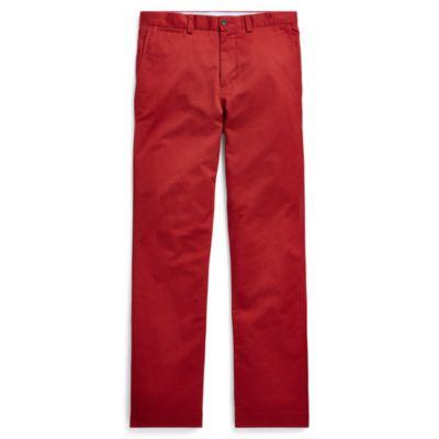 Ralph Lauren Stretch Slim Fit Cotton Chino Henna Red