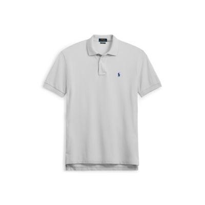 Ralph Lauren Classic Fit Cotton Mesh Polo Barn Grey