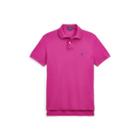Ralph Lauren Custom Slim Fit Mesh Polo Bright Magenta/blue Pp