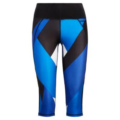 Ralph Lauren Mesh-panel Cropped Legging Geo Print
