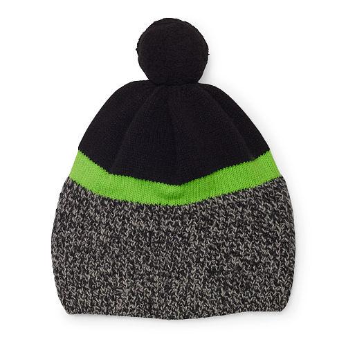 Polo Ralph Lauren Merino Wool Pom-pom Hat Black/silver