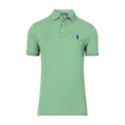 Ralph Lauren Custom Fit Piqu Polo Shirt Bright Green