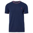 Polo Ralph Lauren Custom-fit Cotton Mesh T-shirt Cruise Navy