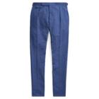 Ralph Lauren Cotton-linen Suit Trouser Bright Navy