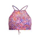 Ralph Lauren Mesh-yoke Paisley Bikini Top Multi