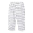 Ralph Lauren Striped Jacquard Pull-on Pant Lt Grey Heather/white 6m
