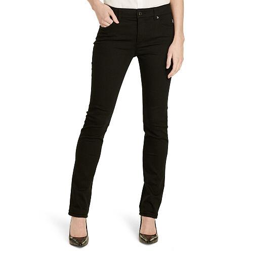 Ralph Lauren Lauren Super-stretch Straight Jean Black