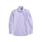 Ralph Lauren Striped Shirt Purple And White