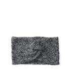Ralph Lauren Lauren Aran-knit Twisted Headband Salt & Pepper