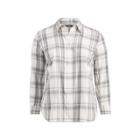 Ralph Lauren Plaid Cotton Twill Shirt Cream Multi