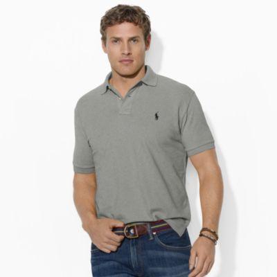 Ralph Lauren Men's Cotton Mesh Polo Shirt Andover Heather 3x Big