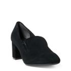 Ralph Lauren Jenifer Suede Slipper Pump Black