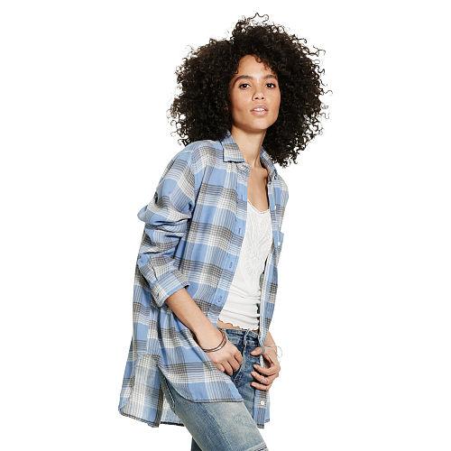 Ralph Lauren Denim & Supply Rl Boyfriend Plaid Shirt Halstead Plaid