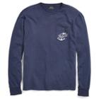 Polo Ralph Lauren Custom Fit Cotton T-shirt Observer Blue