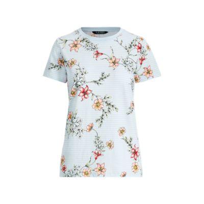 Ralph Lauren Floral Jersey T-shirt Blue Multi