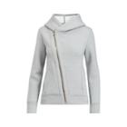 Ralph Lauren Asymmetrical Zip-up Hoodie Spring Heather