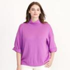 Ralph Lauren Lauren Woman Jersey Short-sleeve Sweater Pure Lilac