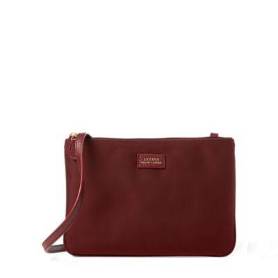 Ralph Lauren Nylon Crossbody Bag Merlot