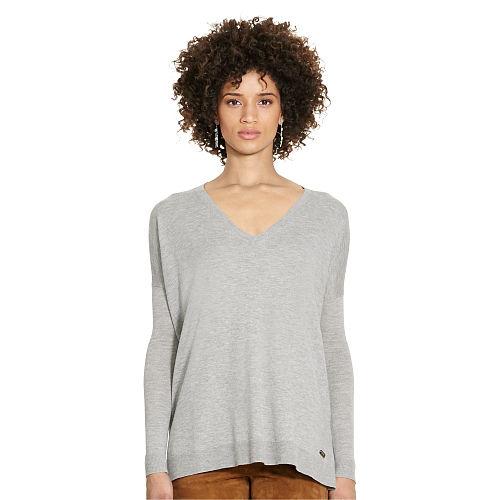 Polo Ralph Lauren Relaxed V-neck Sweater Fawn Grey Heather
