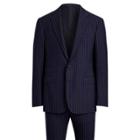 Ralph Lauren Gregory Striped Suit Navy And White