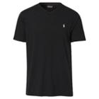 Ralph Lauren Polo Sport Jersey V-neck T-shirt Polo Black