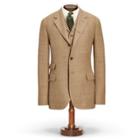 Ralph Lauren Linen-blend Tweed Suit Jacket Dirty Blonde