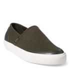 Polo Ralph Lauren Itford Canvas Slip-on Sneaker Company Olive