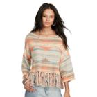 Ralph Lauren Denim & Supply Southwestern Fringe Sweater Orange Multi