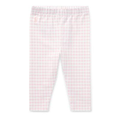 Ralph Lauren Gingham Jersey Legging Pink Multi 3m